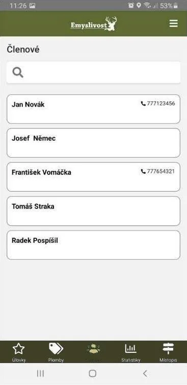 Seznam členů