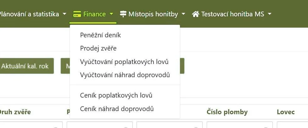 Nabídka Finance